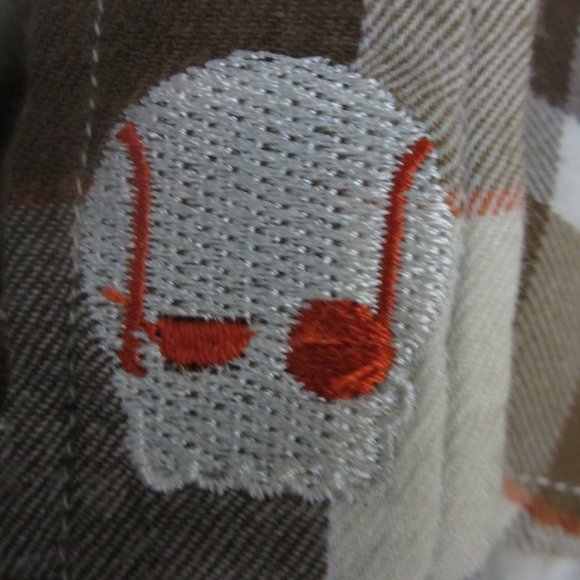 New Artful Dodger Mens 4XL Brown Plaid 100% Cotton LS Button Front Shirt - Picture 13 of 14